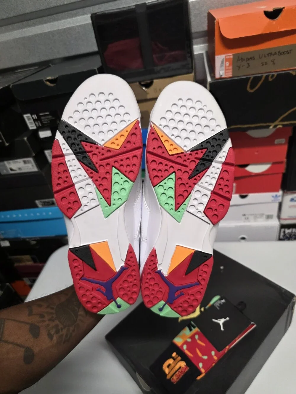 Jordan Air Jordan 7 Retro 'Hare' Bugs Bunny W/ Matching Socks **RARE**